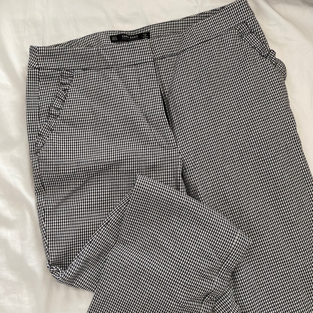 Black & White Trousers